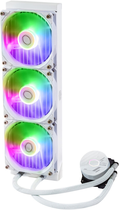 Ftohës Cooler Master MasterLiquid ML360L Core ARGB, i bardhë