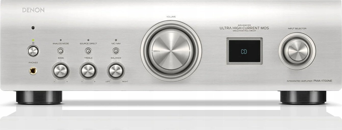 Amplifikator Hi Fi Denon PMA 1700NE, 2 kanale, 140W, argjendtë