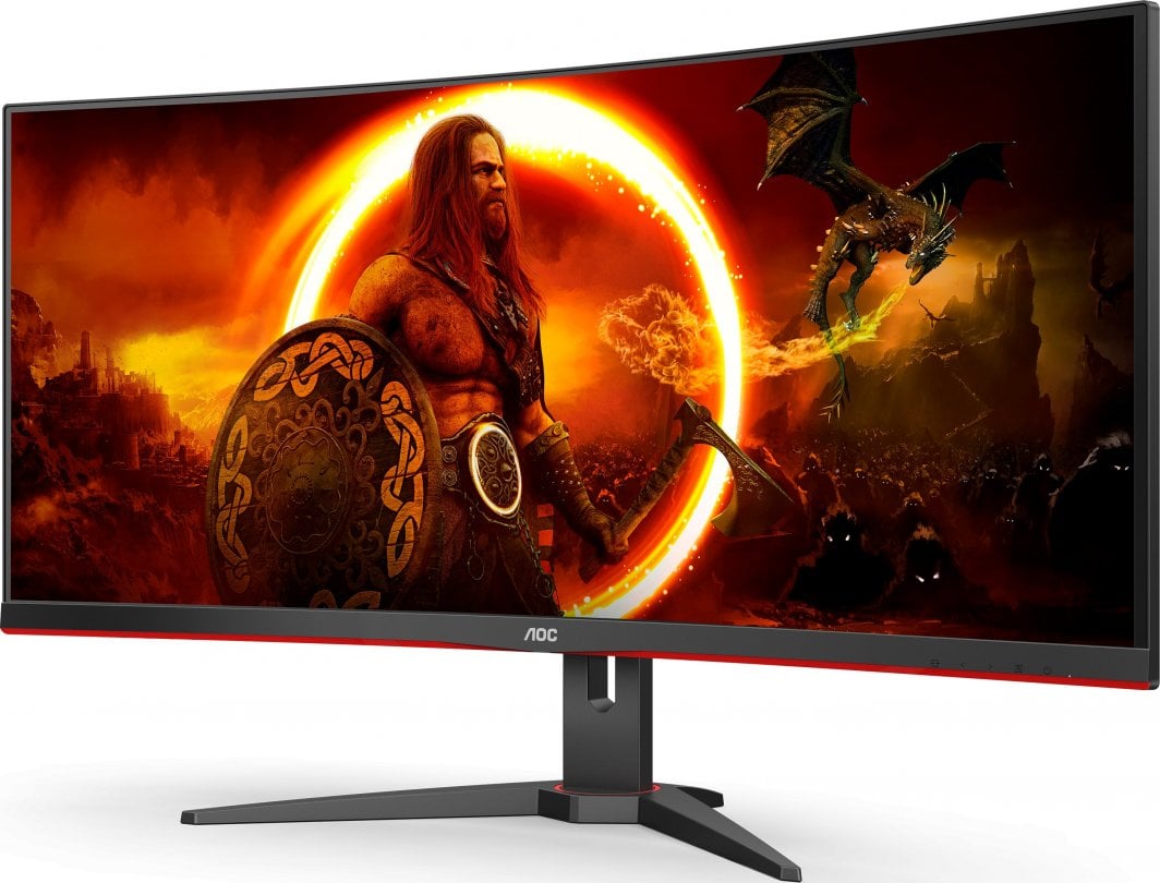 Monitor AOC CU34G2XE/BK, 34", 3440 x 1440 (UWQHD), i zi