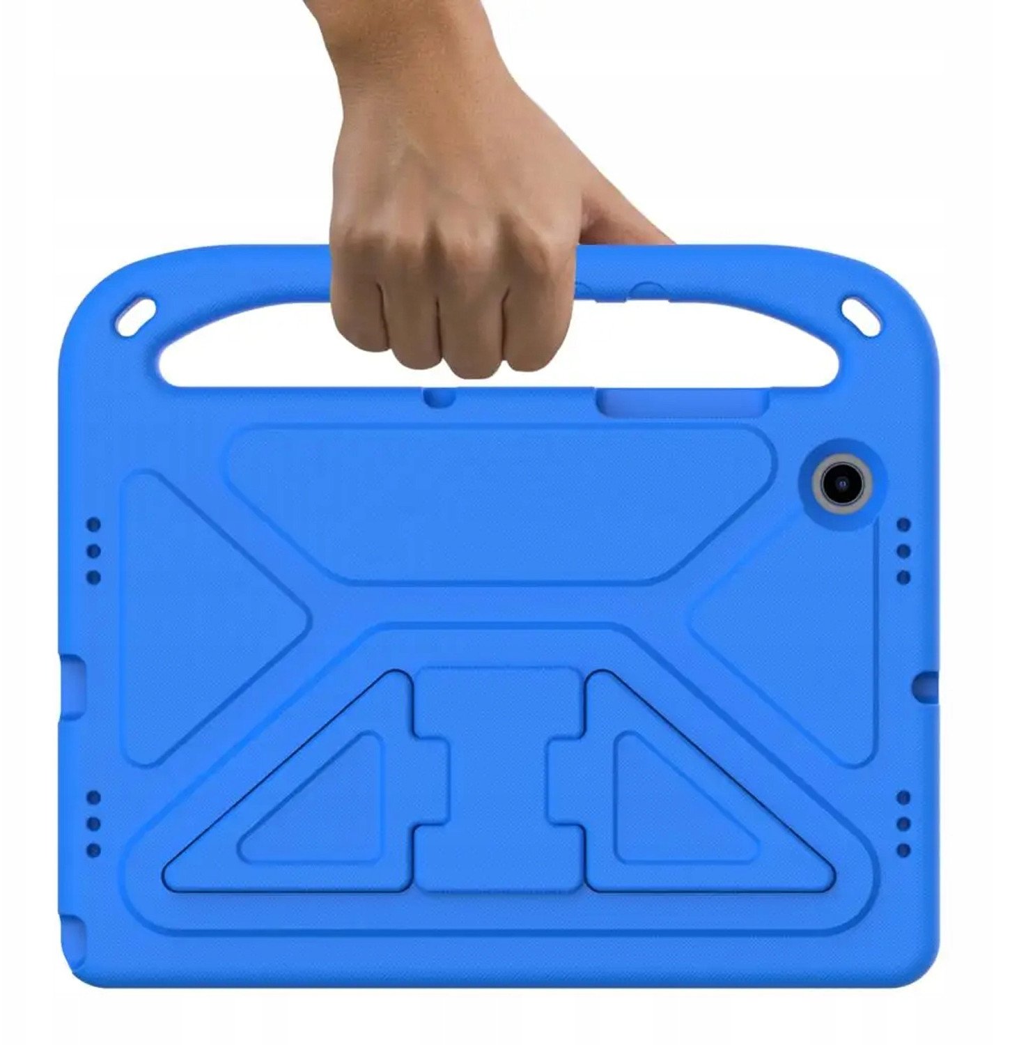 Kllëf tablet FunColor për Samsung Galaxy Tab A9 Plus 11", mbrojtës, me dorezë, blu