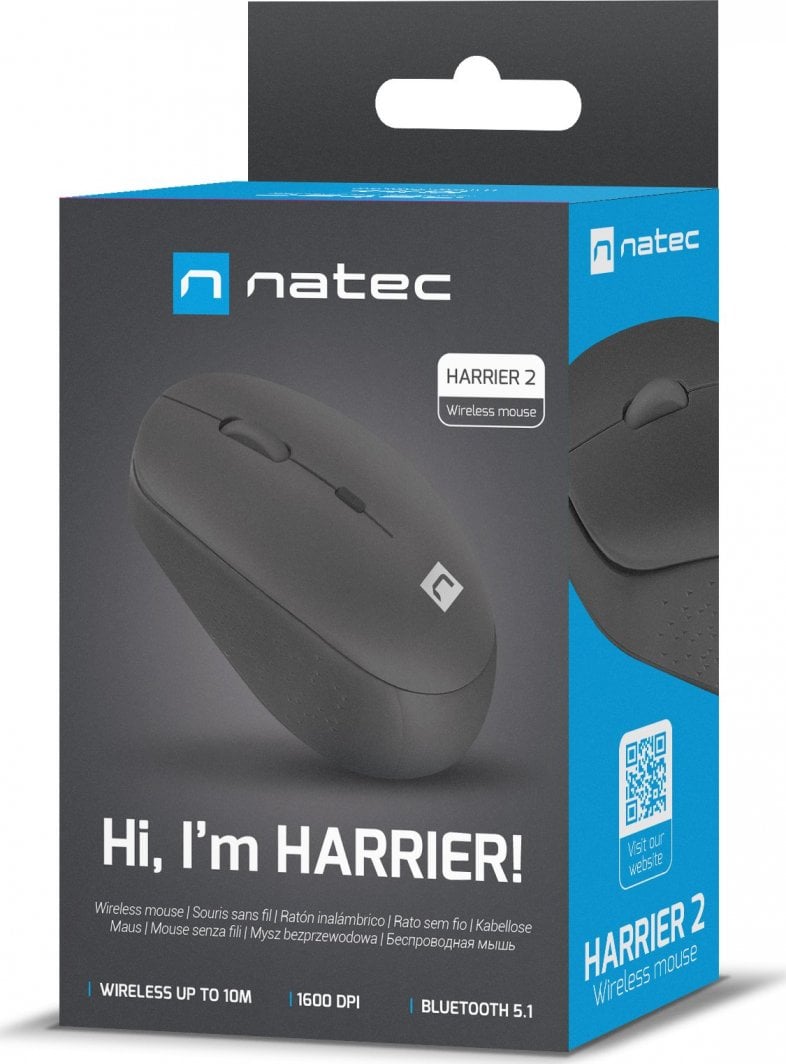 Maus Natec Harrier, wireless, Bluetooth, i zi
