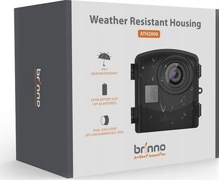 Strehë e jashtme për kamera time lapse Brinno ATH2000, IPX5, e zezë