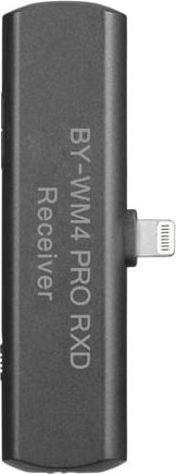Безжичен микрофон Боја BY-WM4 PRO RXD, систем 2.4 GHz, за ајфон ајпад, црн
