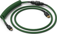 Kabllo USB Glorious GLO CBL COIL FG, USB A në USB C, 1.36 m, i gjelbër