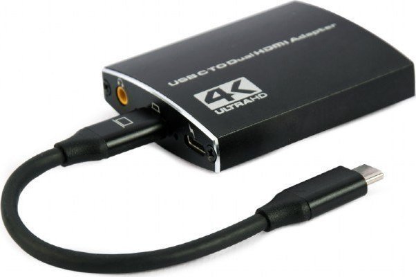 Përshtatës Gembird A-CM-HDMIF2-01 USB-C to HDMI x2 