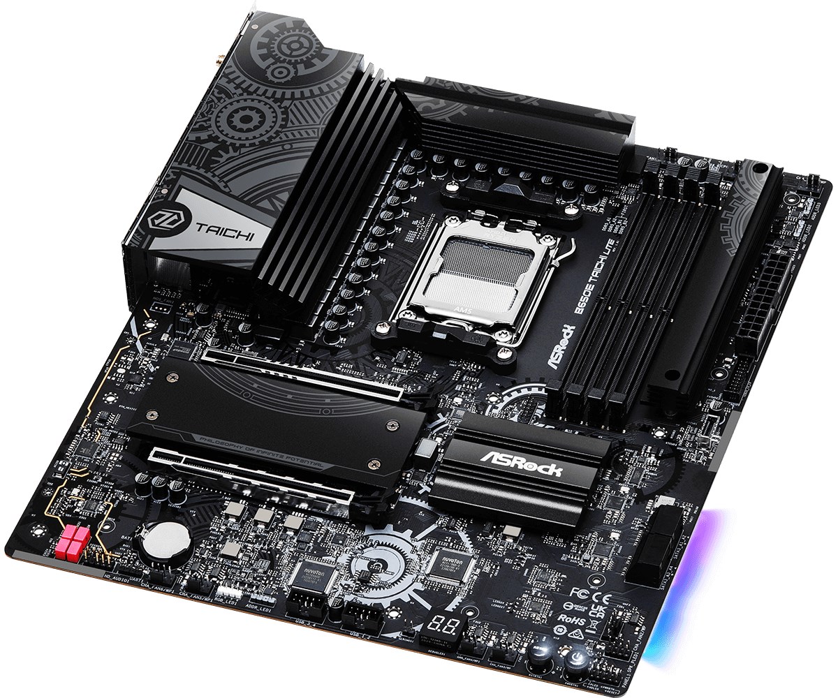 Pllakë amë Asrock B650E Taichi Lite AMD B650 Socket AM5 Extended ATX