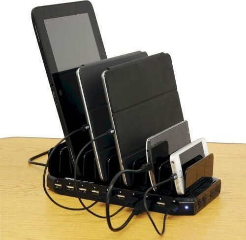 Stacion karikimi USB Tripp Lite U280-010-ST-CEE, 10 porta, 96W, i zi