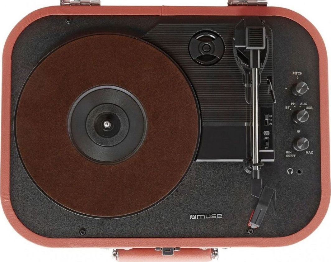 Gramafon Muse MT-201BTP Retro, Bluetooth, USB, stereo