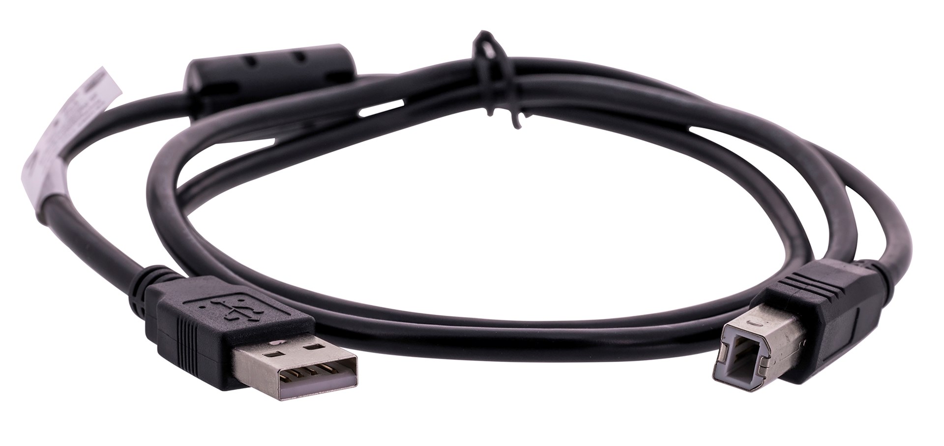 Kabllo Lanberg, USB-A në USB-B, 1m, USB 2.0, 480Mbps, e zezë