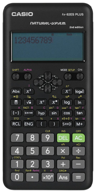 Kalkulator shkencor Casio FX-82ES PLUS-2, ekran me piksel, xhepi, i zi