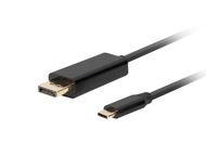 Kabllo Lanberg, USB Type-C / DisplayPort, 3 m, e zezë