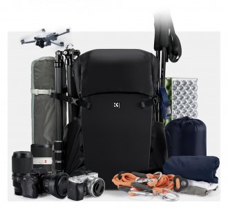 Фотографска ранец-чанта K&amp;F Concept Camera Backpack 30L, за DSLR, за лаптоп 15", маслинесто зелена