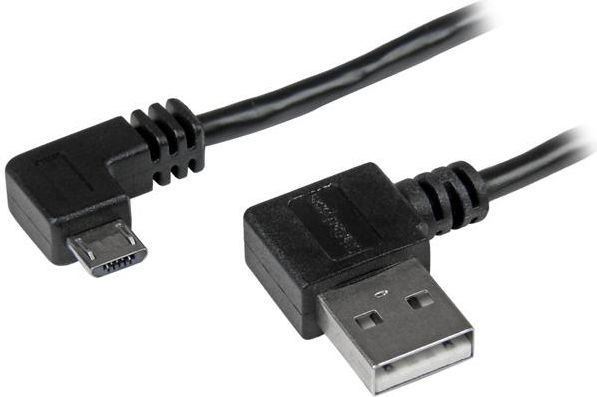 Kabllo StarTech USB-A to microUSB, 1m, e zezë 