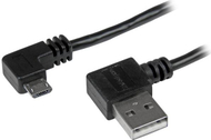 Kabllo StarTech USB-A to microUSB, 1m, e zezë 