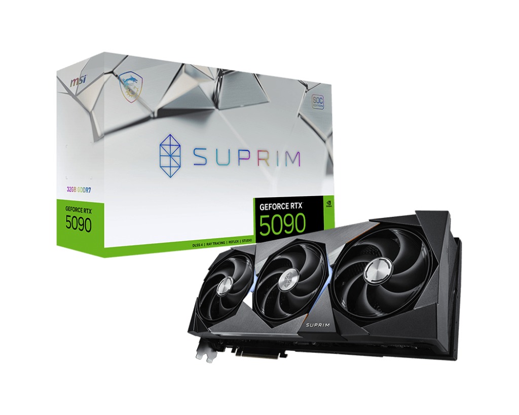 Kartelë grafike MSI GeForce RTX 5090 Suprim SOC 32GB GDDR7 PCI-Express