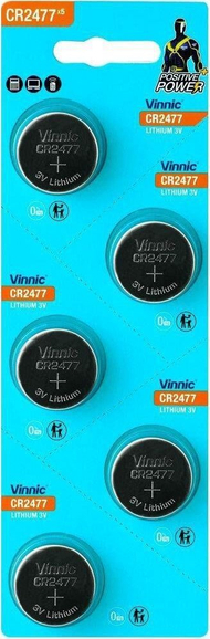 Bateri monedhë Vinnic CR2477, litium 3V, blister 1 copë