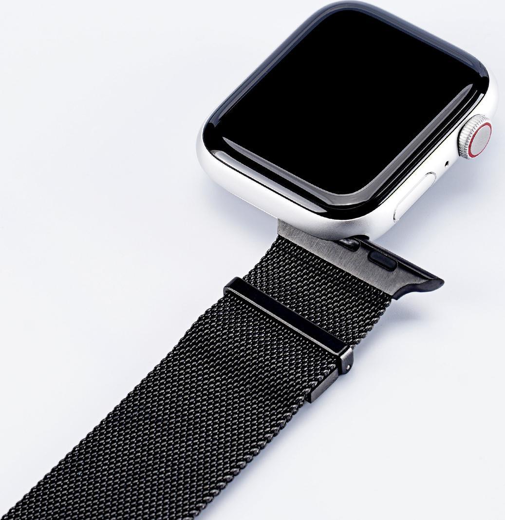 Rrip dore për Apple Watch Dux Ducis Magnetic Milanese, 38 40 41 mm, çelik inox, argjendtë