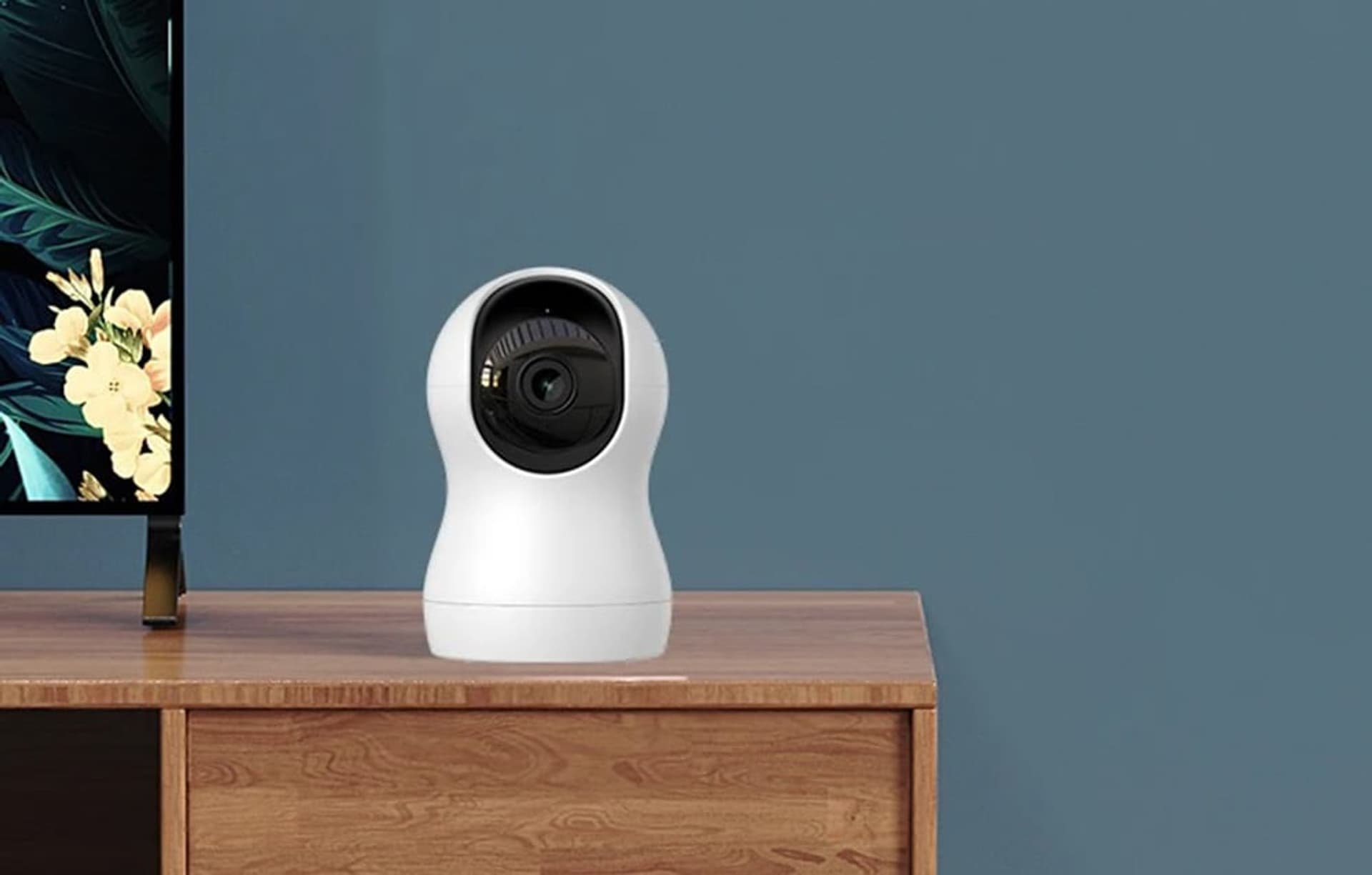 Kamerë sigurie Gosund 2K Home Security, Wi-Fi, shikim nate, e bardhë