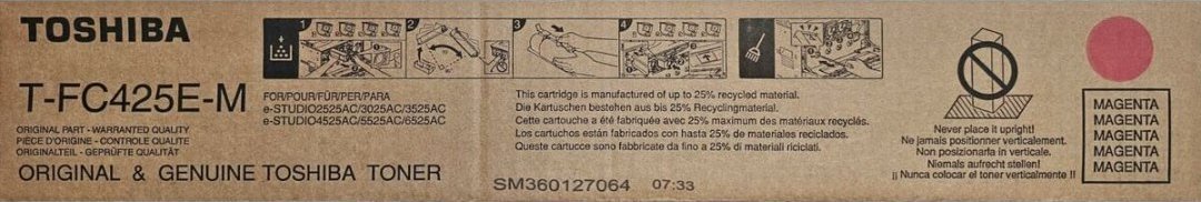 Toner magenta Toshiba T FC425EM, origjinal, 38000 faqe