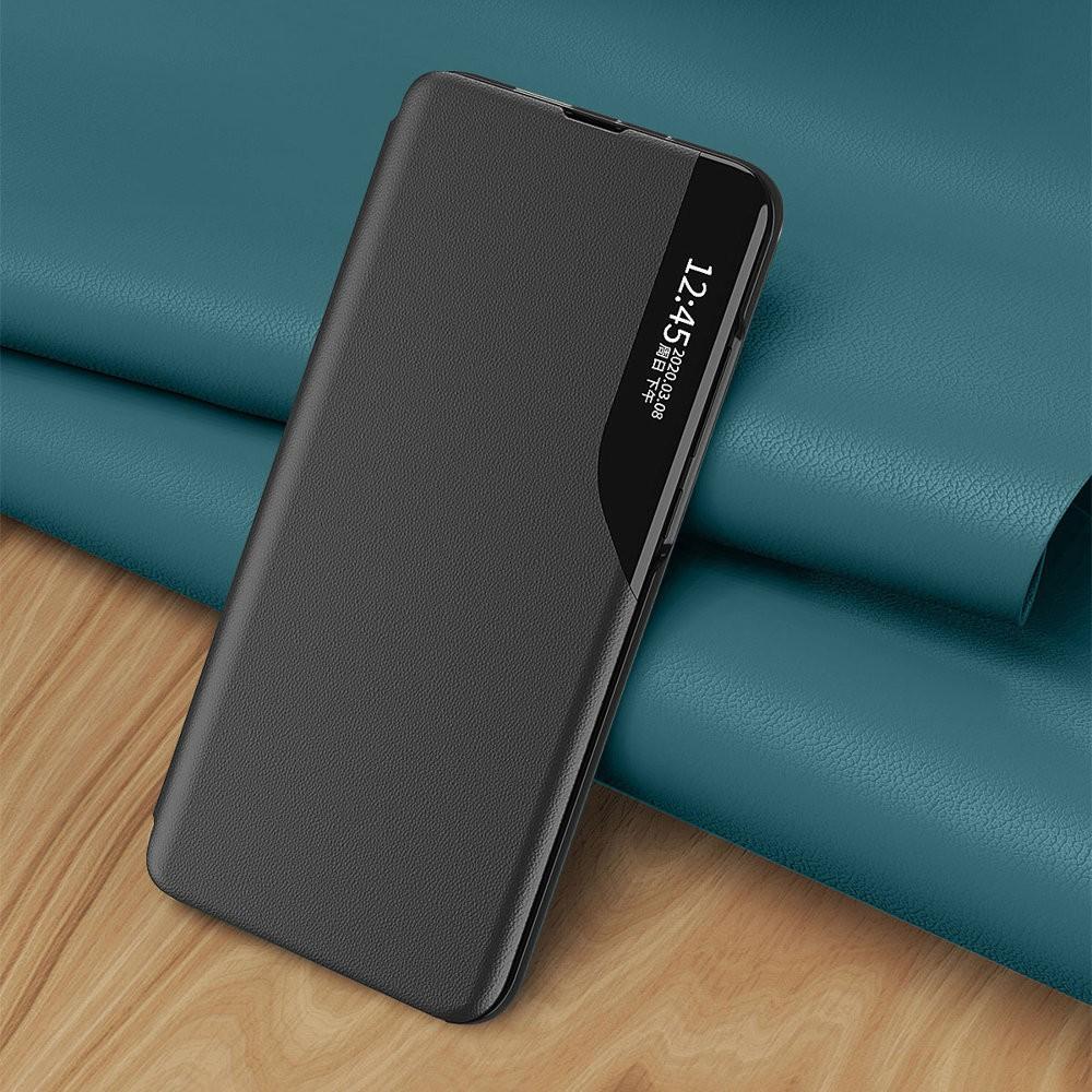 Këllëf telefoni Clear View Eco, për Poco M4 Pro 5G, mbështetëse, i kuq