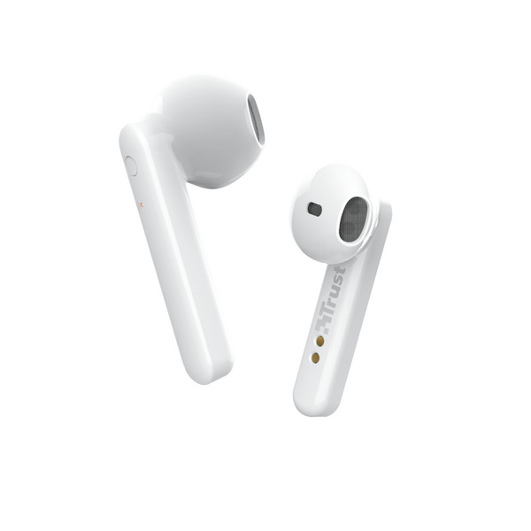 Dëgjuese Trust Primo, True Wireless Stereo (TWS), të bardha