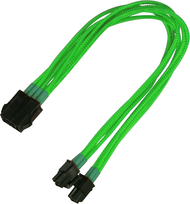 Kabllo zgjatuese Nanoxia ATX/EPS 8-pin, 0.3m, jeshile neon
