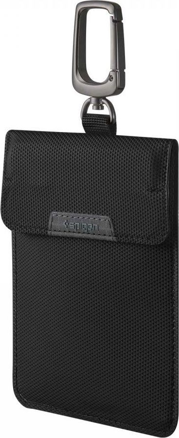 Çantë mbrojtëse Spigen Faraday Cage, RFID Keyless, bllokues sinjali, e zezë