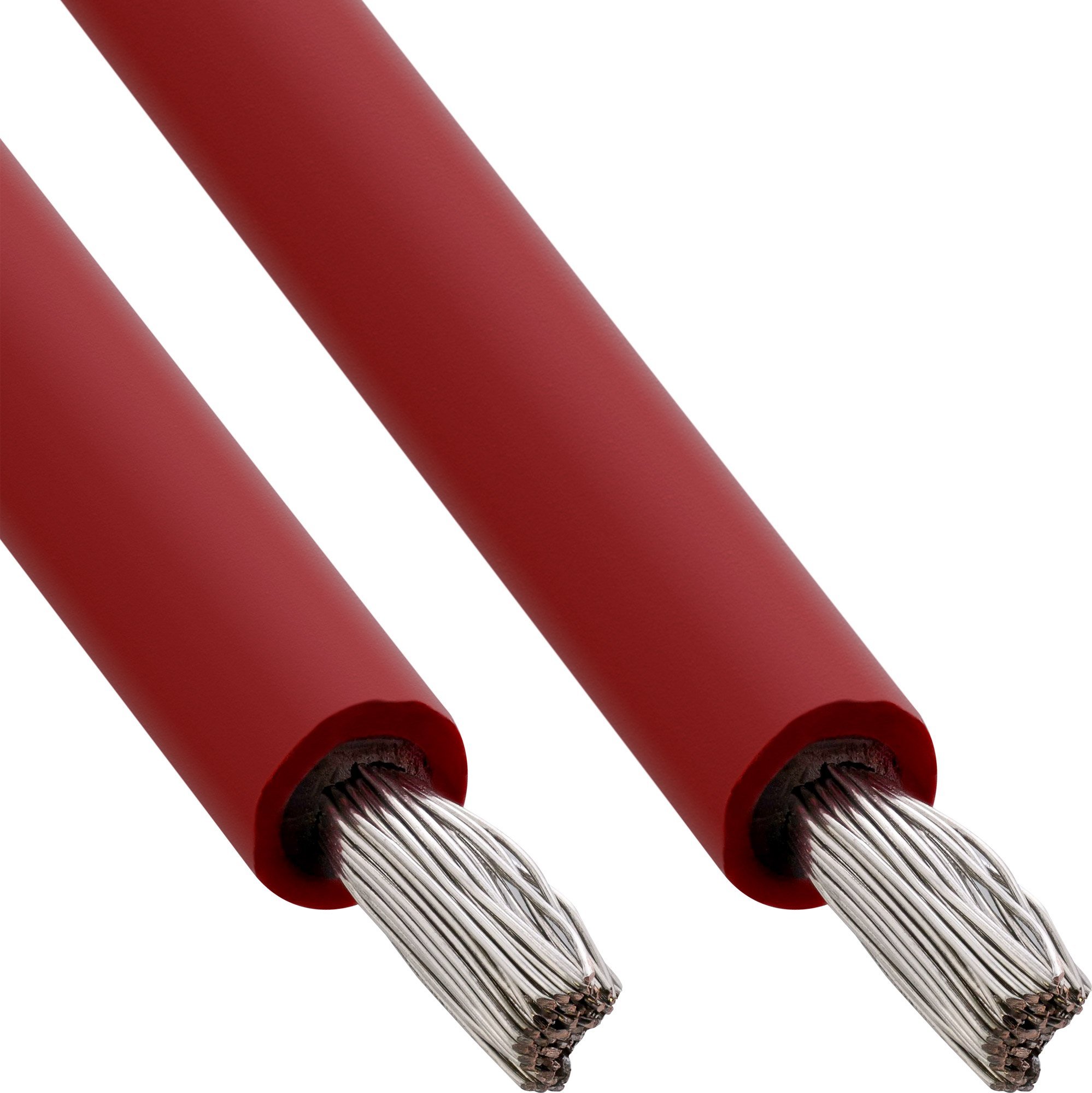 Kabllo solare InLine H1Z2Z2-K, 6mm, 50m, e kuqe