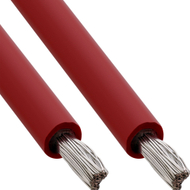 Kabllo solare InLine H1Z2Z2-K, 6mm, 50m, e kuqe