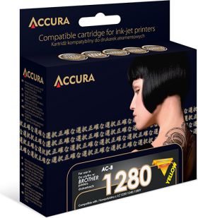 Katridha boje Accura LC1280, XL 22ml, e verdhë