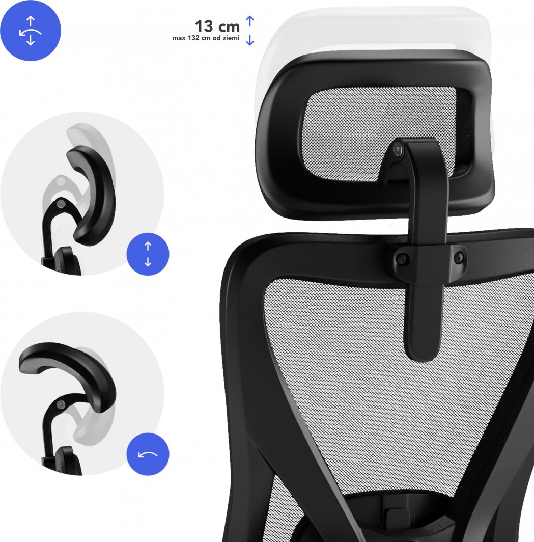 [OUTLET] Karrige për zyrë SENSE7 Tone, e zezë