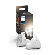 Llamba inteligjente Philips Hue White GU10, set 2 copë, Bluetooth, e bardhë