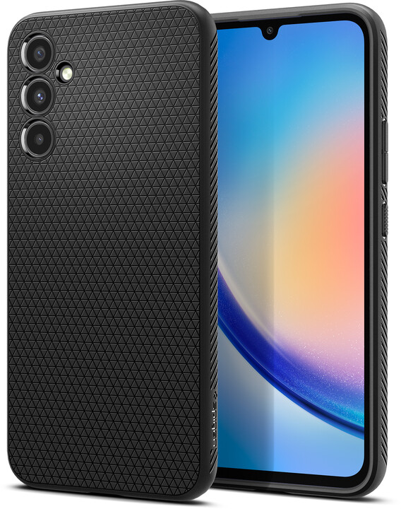 [OUTLET] Mbrojtëse Spigen Liquid Air për Samsung Galaxy A34 5G, e zezë																																																