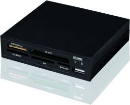 Lexues i brendshëm kartelash memorie Ibox ICKWHIR022, USB 2.0, multi slot, i zi
