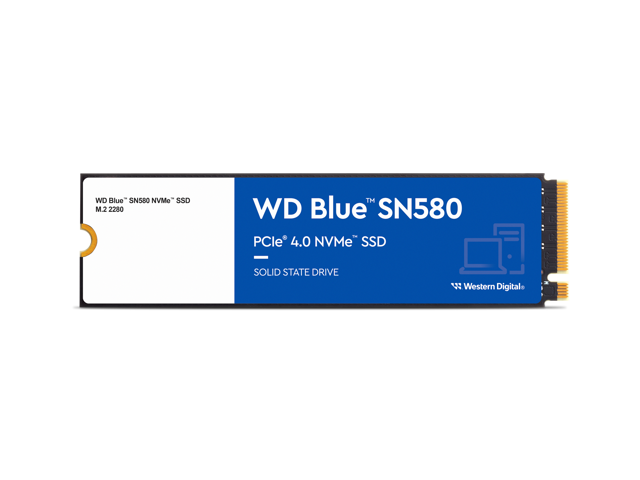 SSD i brendshëm Western Digital WD Blue SN580, 2TB, M.2 NVMe PCIe 4.0