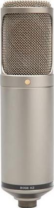 Mikrofon kondensator RODE K2, studio profesional, argjendtë