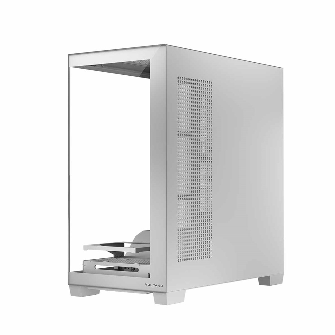 Kuti kompjuteri Modecom Stellar NF ARGB 20, ATX, pa ventilatorë, e bardhë