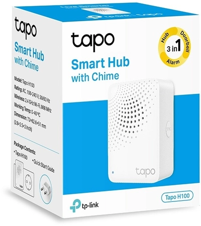 Njësi qendrore TP-Link Tapo H100, Wi-Fi, IoT Hub, e bardhë