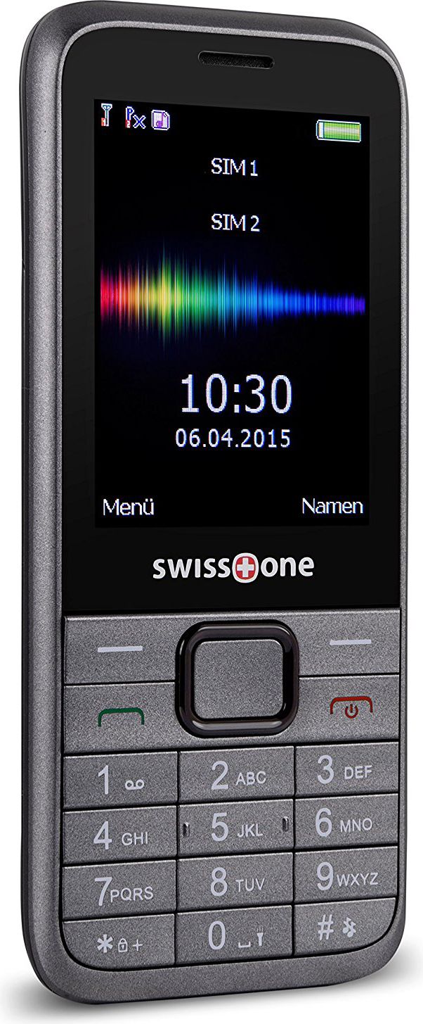 Telefoni Swisstone Dual SIM, 1.3MP, gri