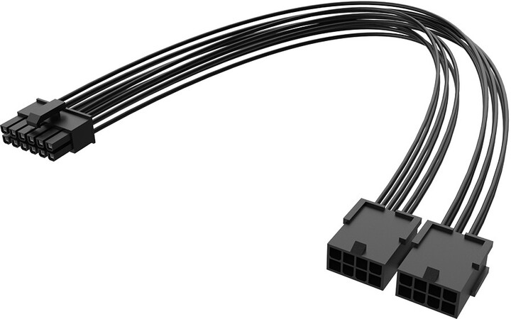 Reduktues Akasa PCIe 12-Pin në Dual 8-Pin