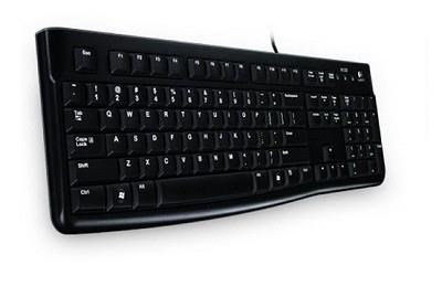 Tastierë Logitech K120, me kabllo, USB, e zezë