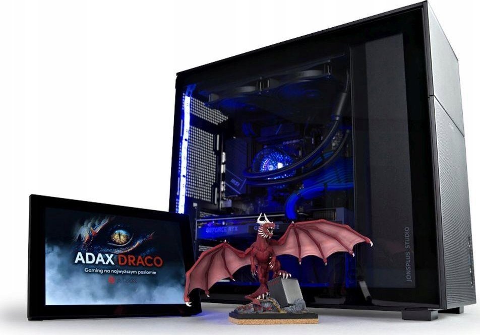 Kompjuter gaming ADAX Dark Vision LE, Ryzen 5 7600X, RTX 4070 12GB, 32GB RAM, 1TB SSD, i zi