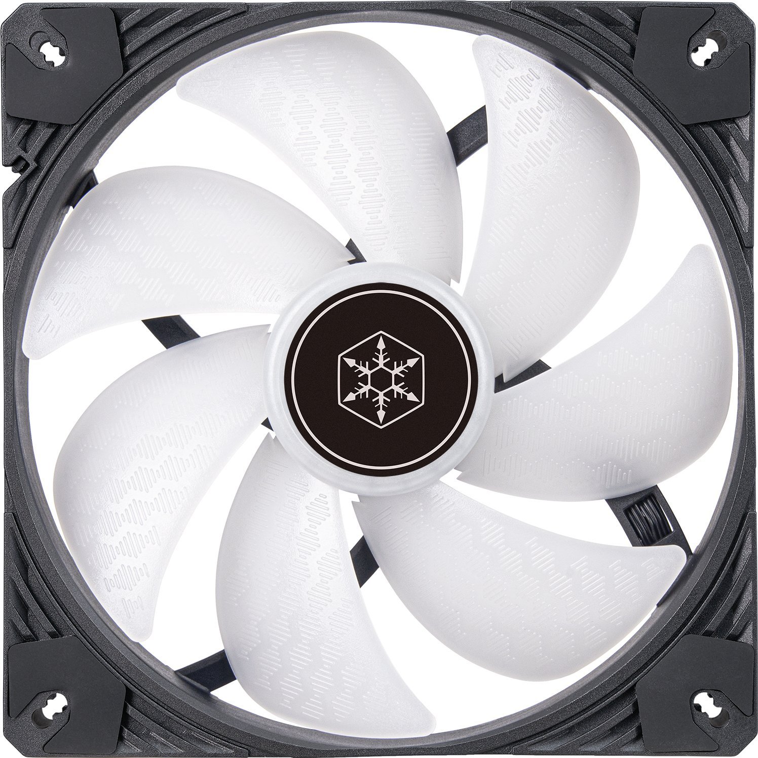Ventilator kasë SilverStone Shark Force 140, 140mm, ARGB, i zi