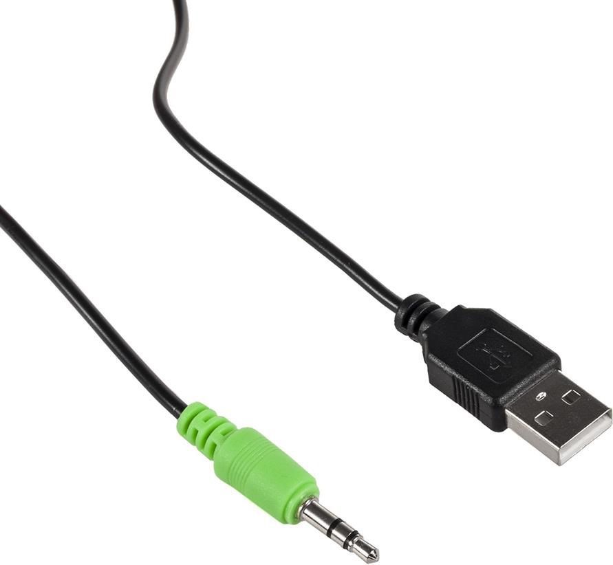 Altoparlant për kompjuter GreenBlue AC805, të zi