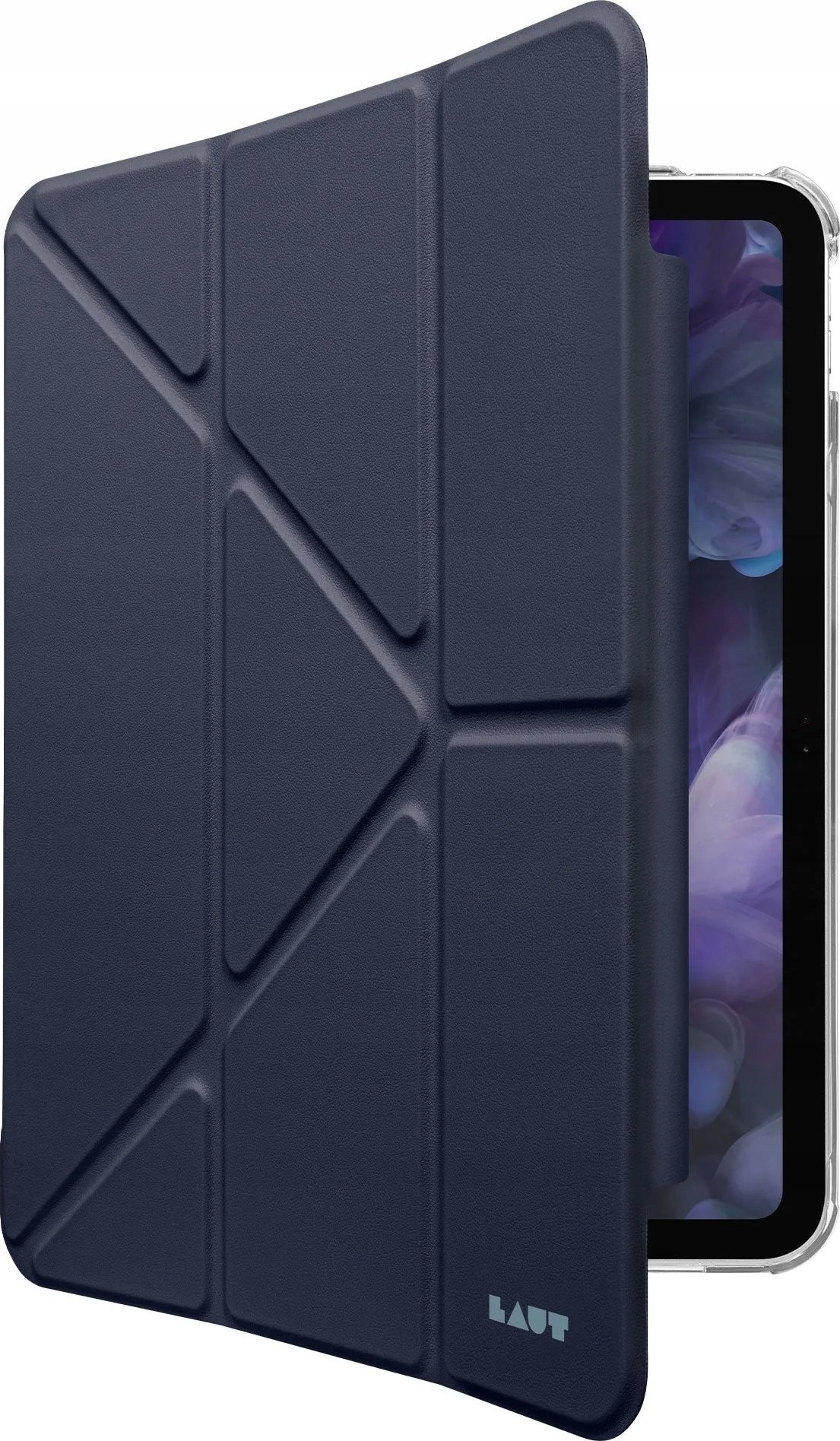 Futrollë LAUT Huex Folio për iPad 10.9" 2022, me stand, me mbajtëse Apple Pencil, blu