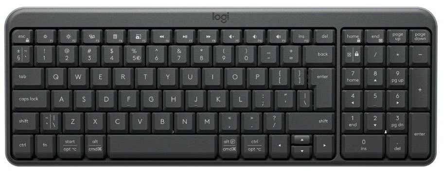 Tastierë Logitech K250, Bluetooth 5.0, kompakte, grafit