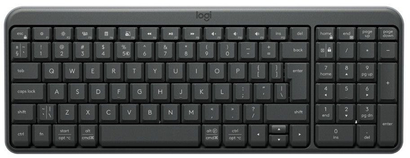 Tastierë Logitech K250, Bluetooth 5.0, kompakte, grafit