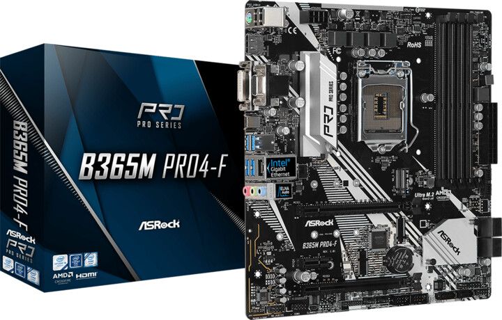 Pllakë amë ASRock B365M PRO4-F - Intel B365