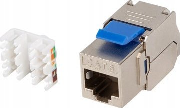 Keystone RJ45 Lanberg KSF6-4000, CAT6 FTP, i bardhë