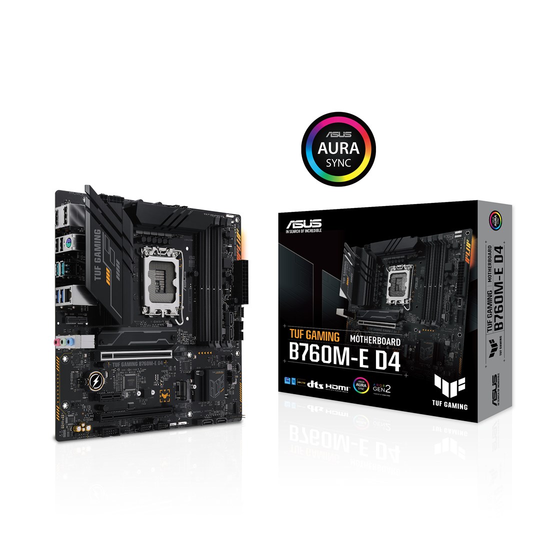 Матична плоча ASUS TUF Gaming B760M-E D4 Intel B760 LGA 1700 micro ATX